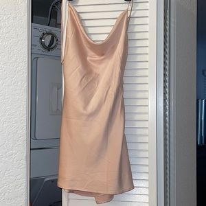 Princess polly party silk mini dress